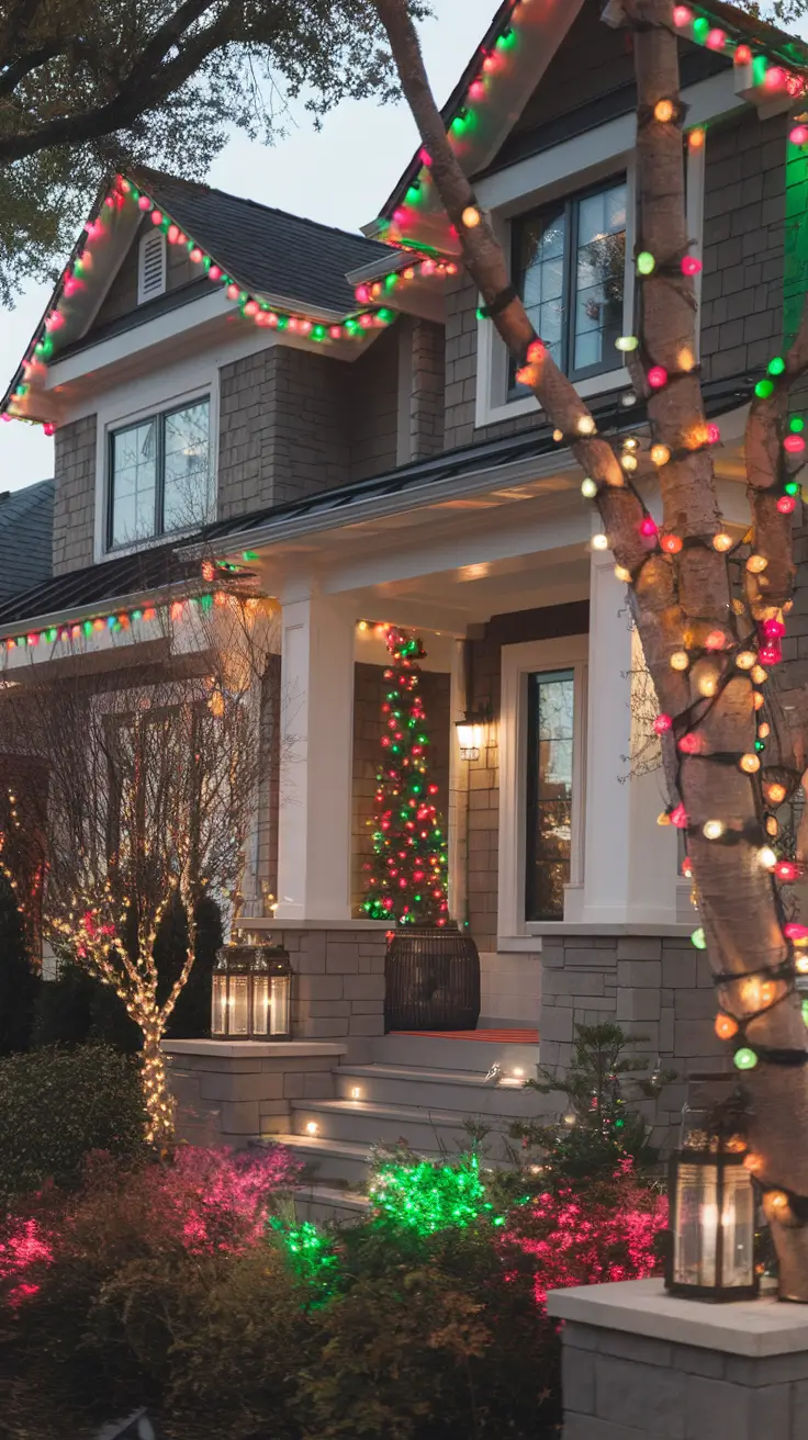Outdoor Christmas Lights Ideas 2025: Elegant and Easy Ways to Decorate Your House for the Holidays