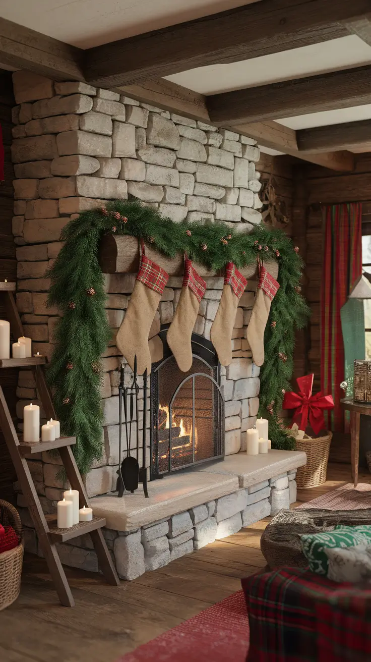 Christmas Mantle Decor Ideas 2025: Cozy, Elegant, and DIY Fireplace Inspiration