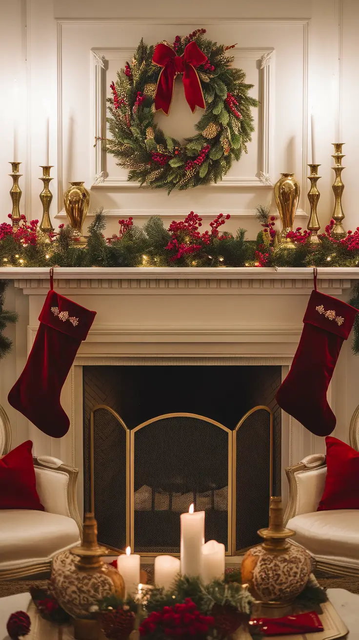 Christmas Mantle Decor Ideas 2025: Cozy, Elegant, and DIY Fireplace Inspiration