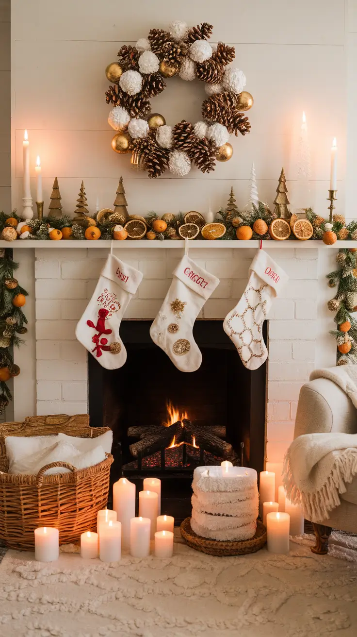 Christmas Mantle Decor Ideas 2025: Cozy, Elegant, and DIY Fireplace Inspiration