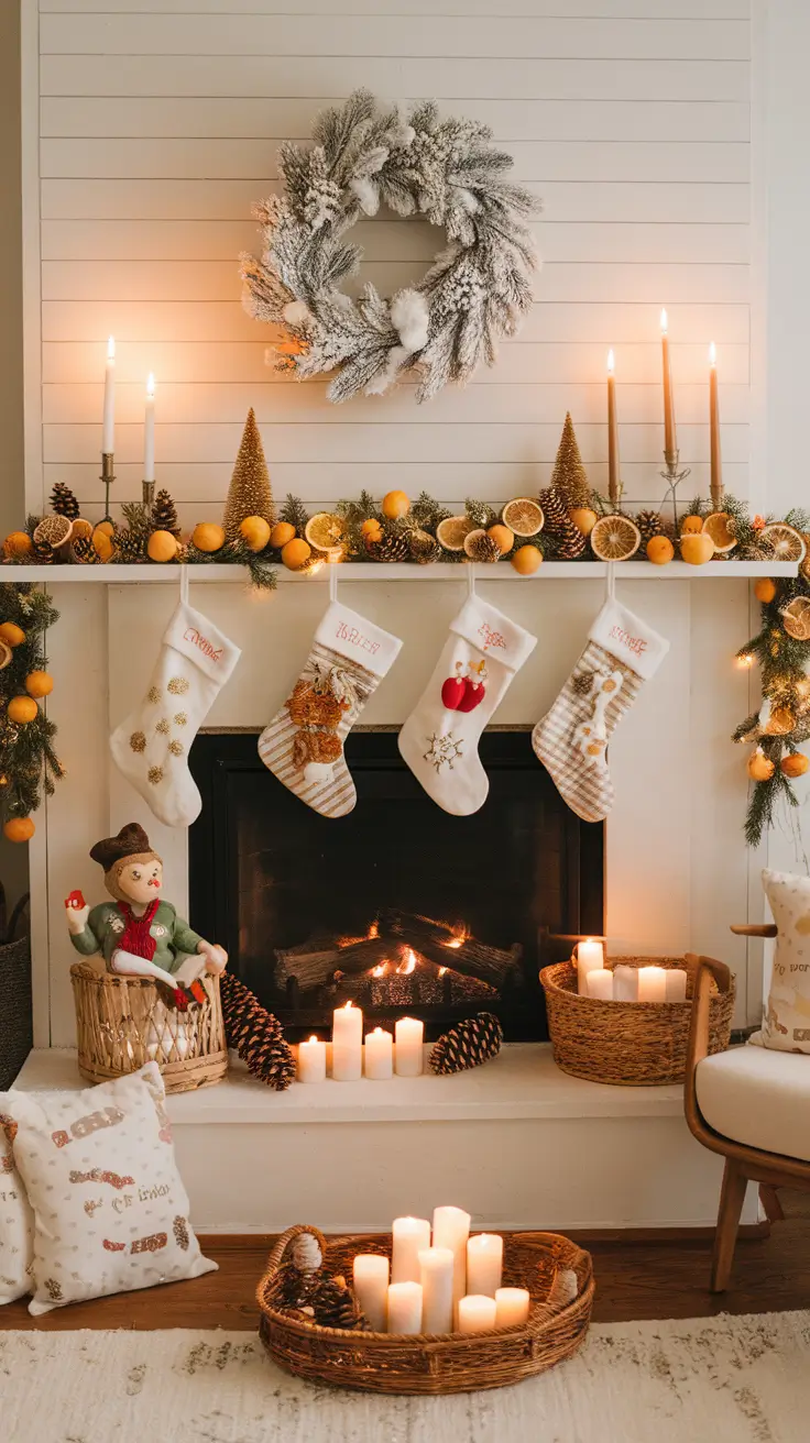 Christmas Mantle Decor Ideas 2025: Cozy, Elegant, and DIY Fireplace Inspiration