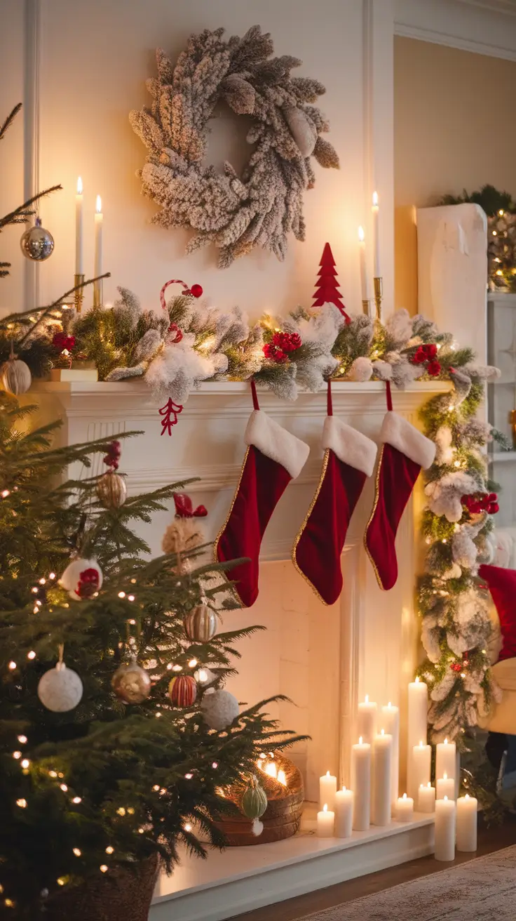 Christmas Mantle Decor Ideas 2025: Cozy, Elegant, and DIY Fireplace Inspiration
