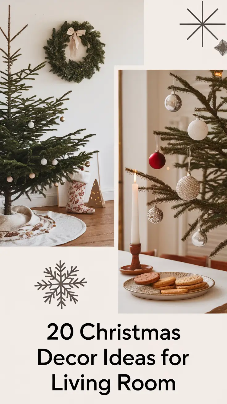 Christmas Decor Ideas for Living Room 2025: Cozy, Elegant & Modern Inspiration for Every Apartment