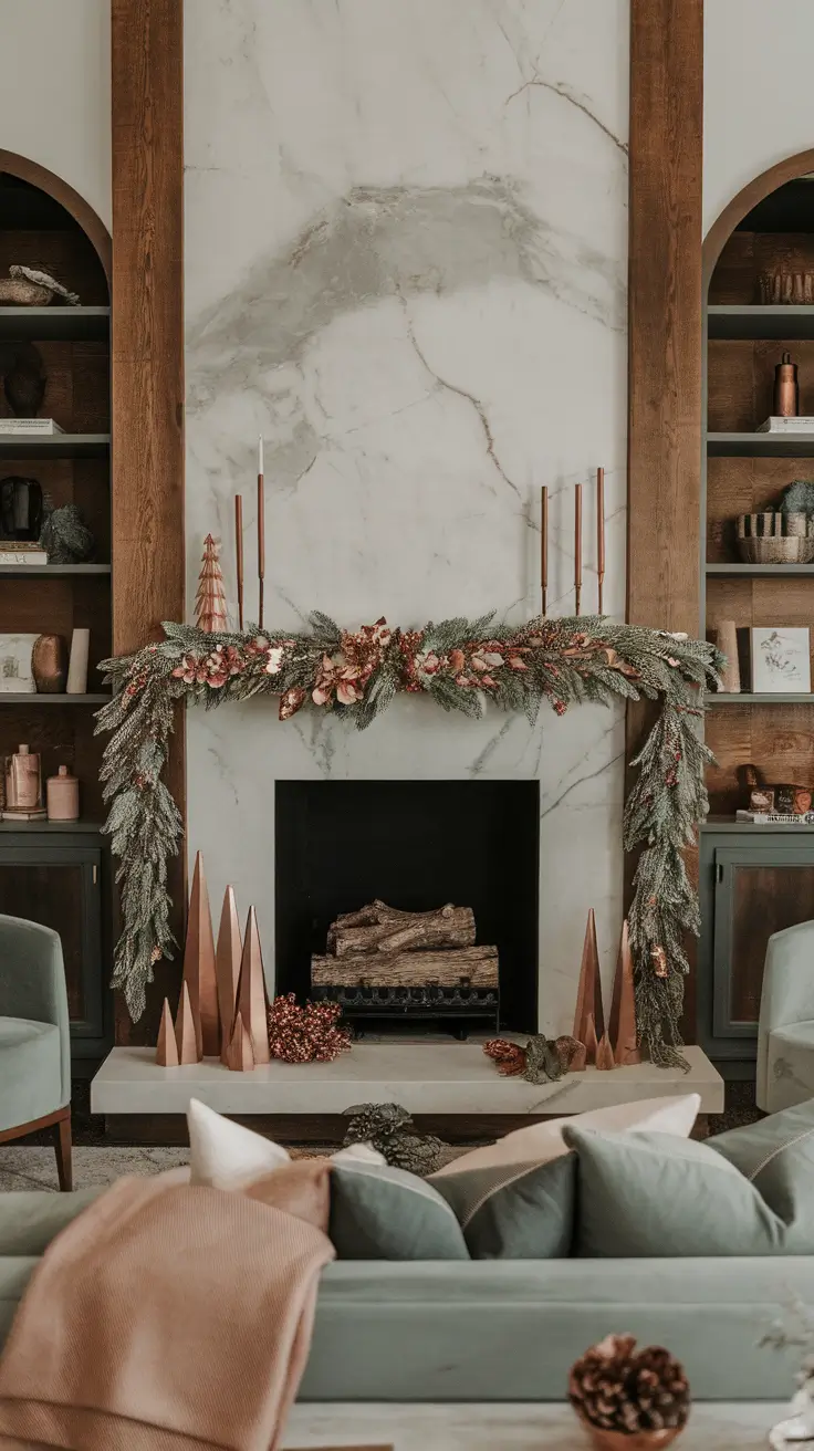 Christmas Fireplace Decor Ideas 2025: Cozy, Elegant & Modern Ways to Style Your Holiday Hearth