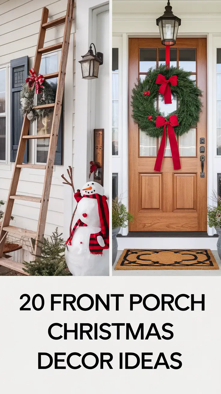 Front Porch Christmas Decor Ideas 2025: Cozy, Rustic & Budget-Friendly Holiday Inspiration