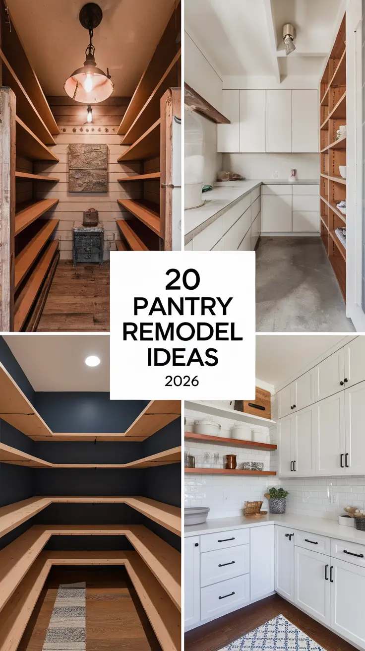 Pantry Remodel Ideas 2026: Small Kitchen, Walk-In & Closet Designs That Inspire