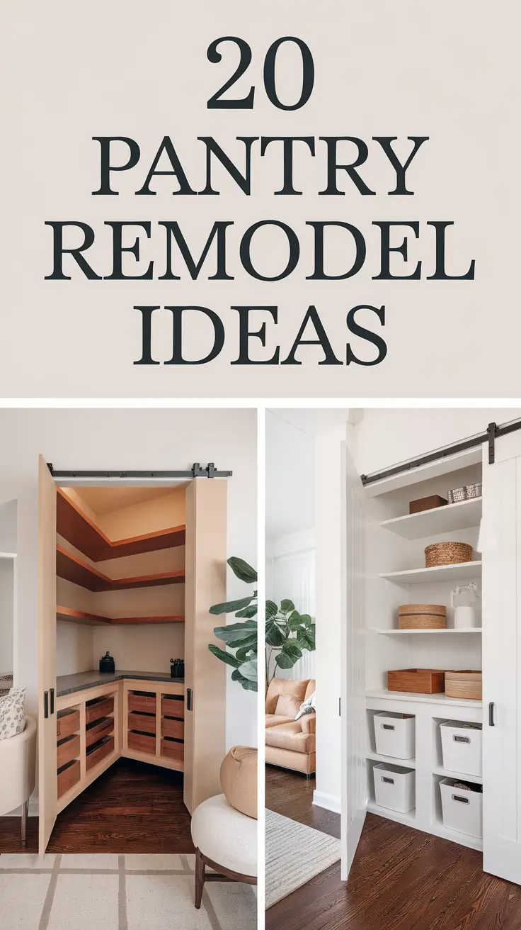 Pantry Remodel Ideas 2026: Small Kitchen, Walk-In & Closet Designs That Inspire