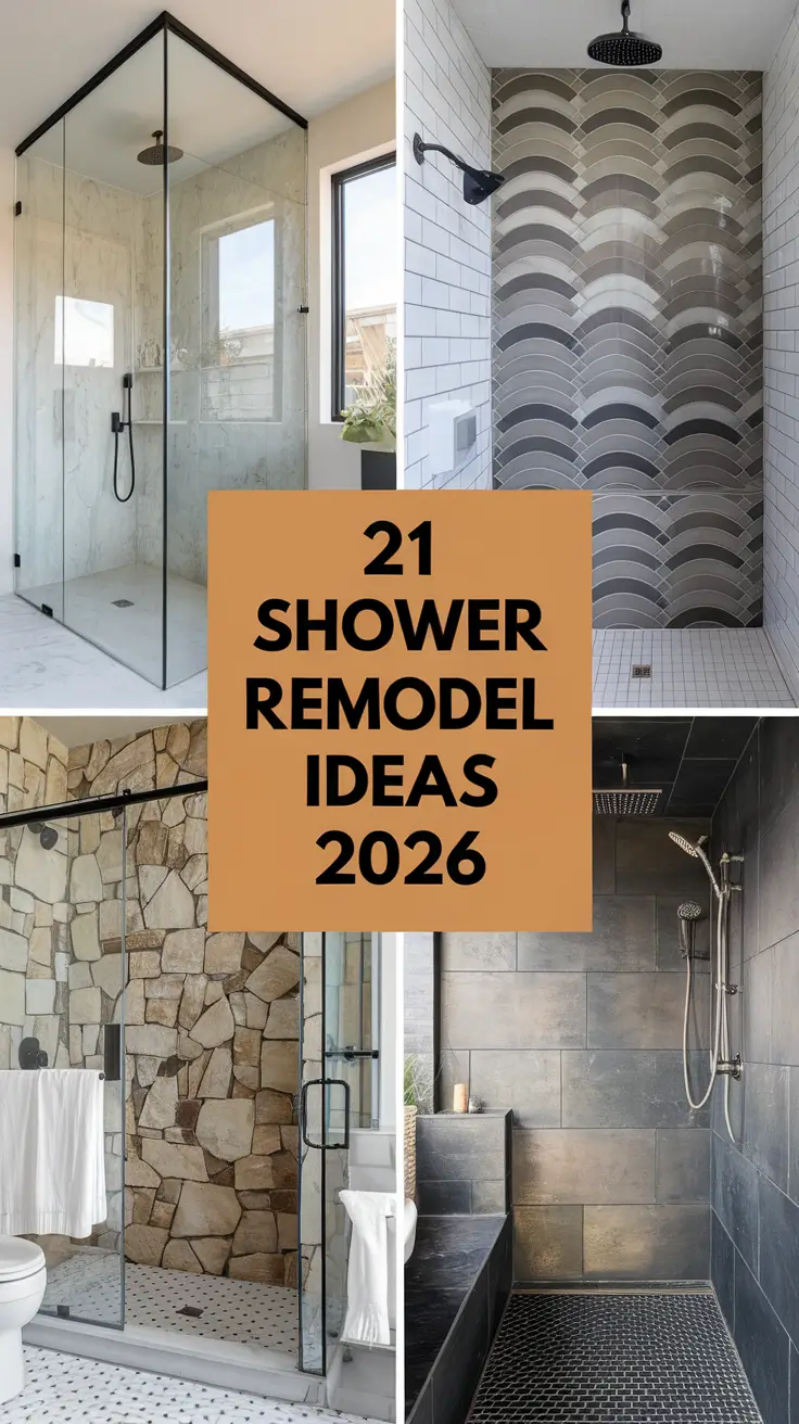 Shower Remodel Ideas 2026: Modern Walk-In, Tile, and Small Bathroom Designs