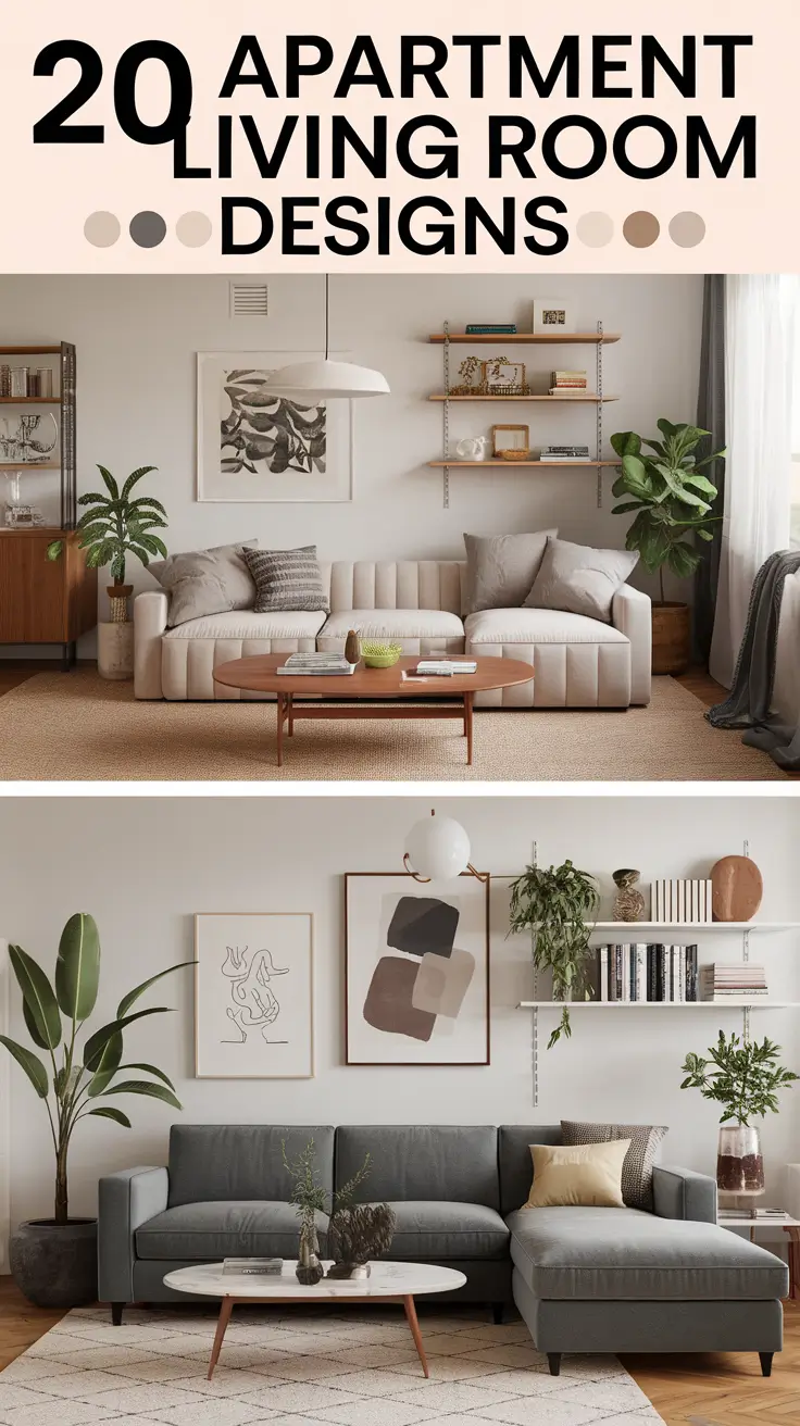 Apartment Living Room Designs 2026: Modern, Cozy, Minimal & Trendy Ideas for Every Apartment