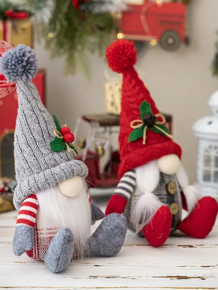 1 Pc Christmas Gnome Decoration, Gray And Red Christmas Gnome Doll, Christmas  Gnome Home Decor, Christmas Rudolph Decoration, Handmade Swedish Santa  Claus Scandinavian Figurine, Nordic Gnome, Christ