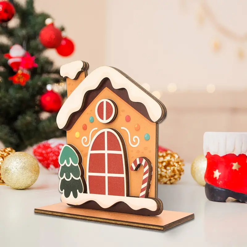 1 set classic gingerbread style christmas house decoration - Temu Oman