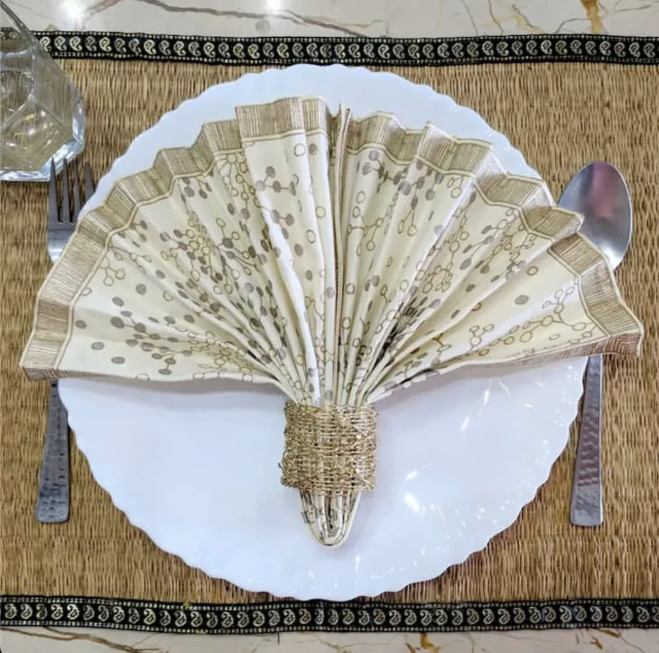 10 Creative Napkin Folding Ideas - Creative Ways to Fold Napkins | Apartment Therapy