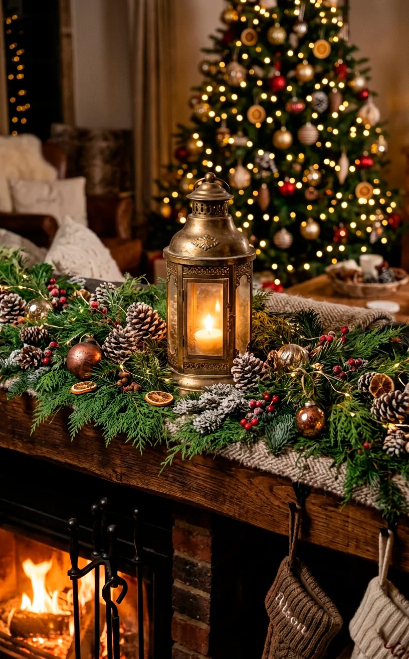10 Glowing Lantern Ideas for Your Christmas Mantel - SpaceOfMuse
