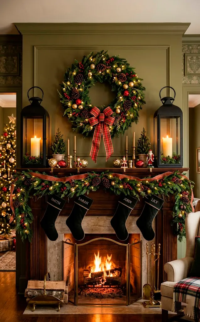 10 Glowing Lantern Ideas for Your Christmas Mantel - SpaceOfMuse