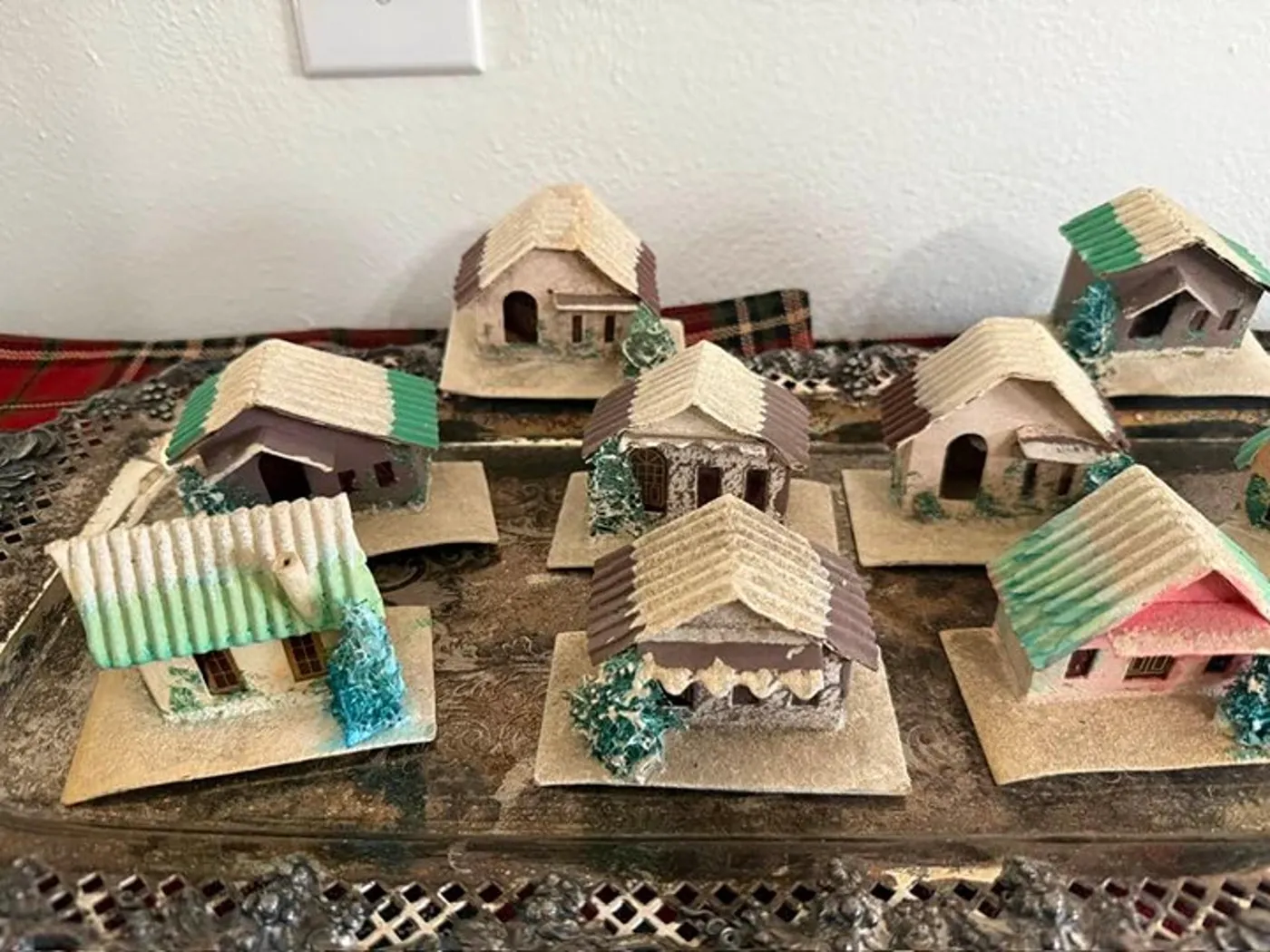 10 Vintage Christmas Putz Houses made in | Mercari