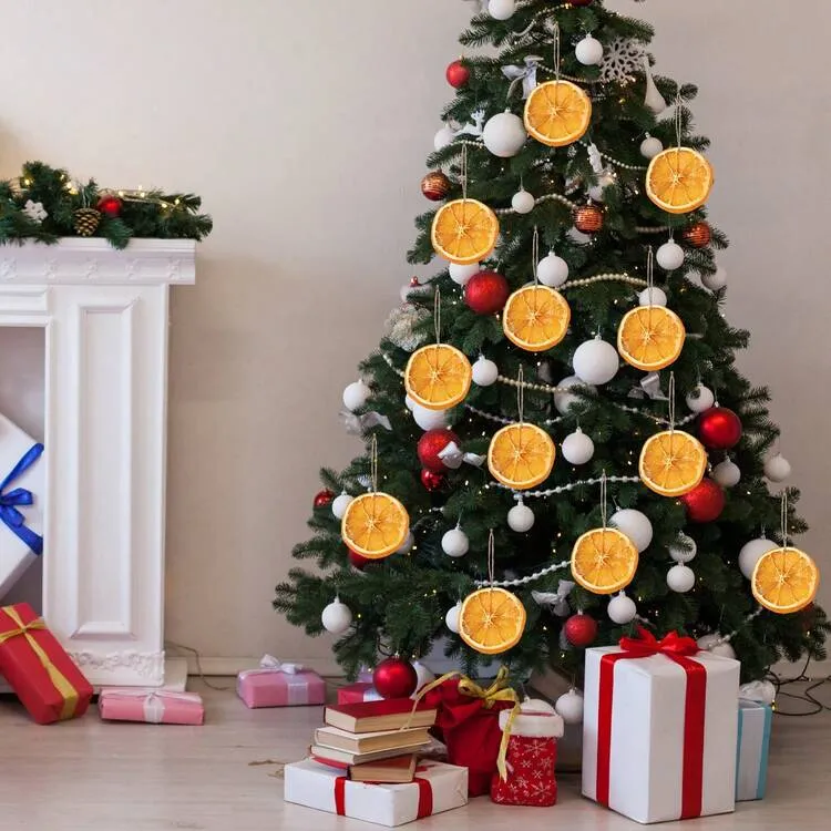 10/20/50pcs Felt Dried Orange Slice Hanging Ornaments, Natural Citrus Slice  Shaped Pendants, Christmas Decoration, Home Christmas Decor, Christmas  Gift, Winter Decoration, Indoor Outdoor Decoration,
