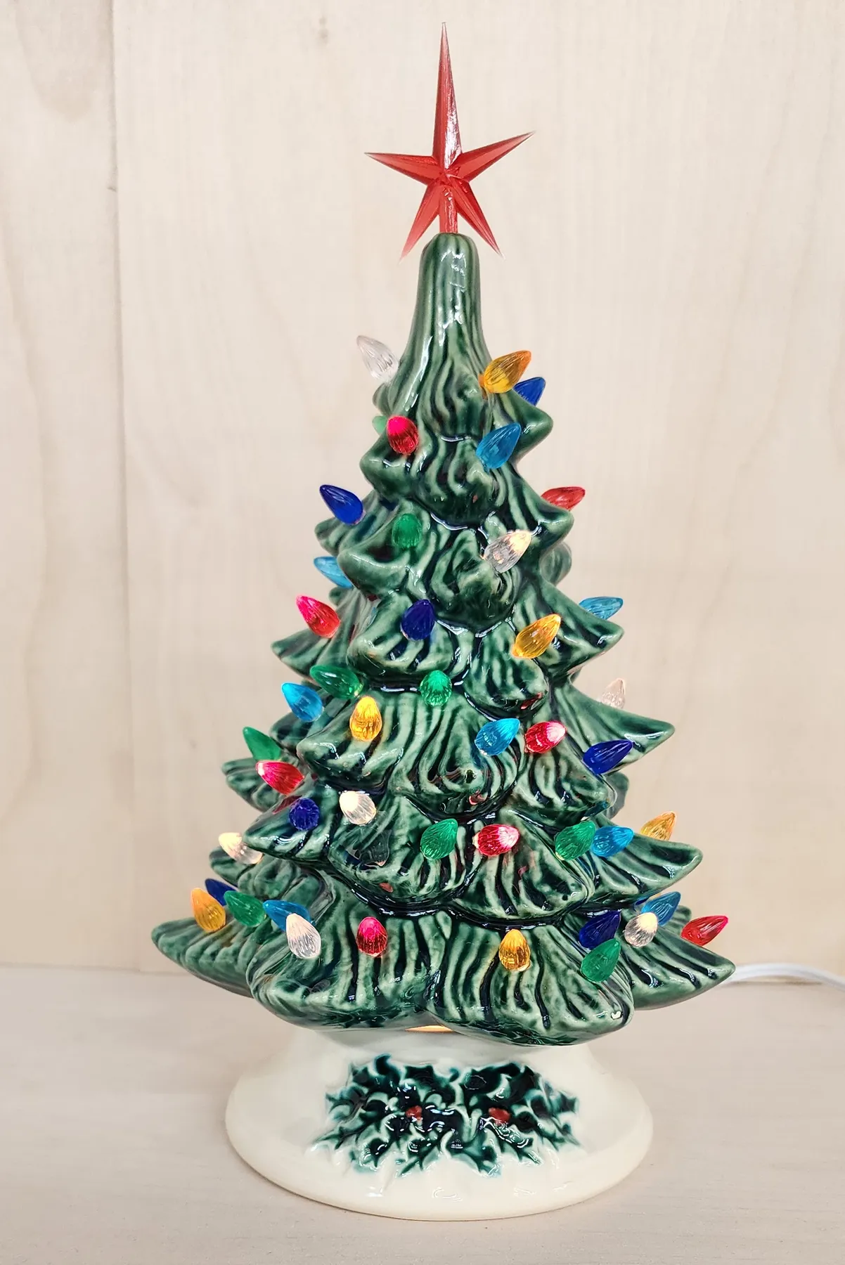 11' Lighted Ceramic Christmas 🎄 Tree | artsonfireplano