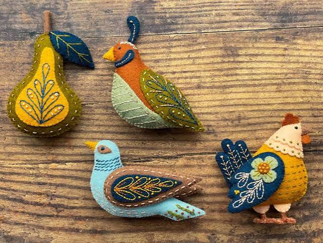 12 Days Of Christmas Ornaments – Mimi Codd