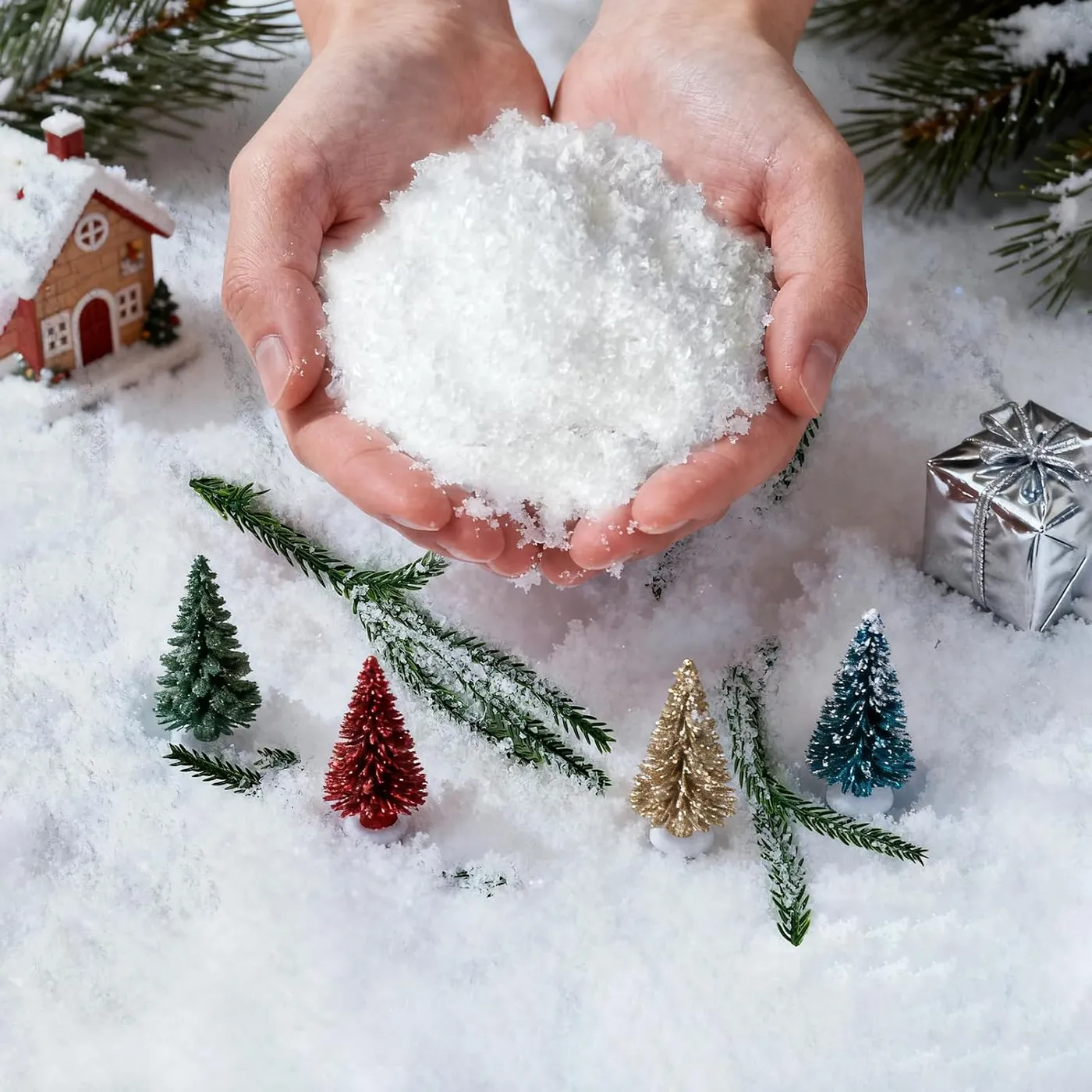12oz Artificial Instant Snow Spray for Christmas Barbados | Ubuy