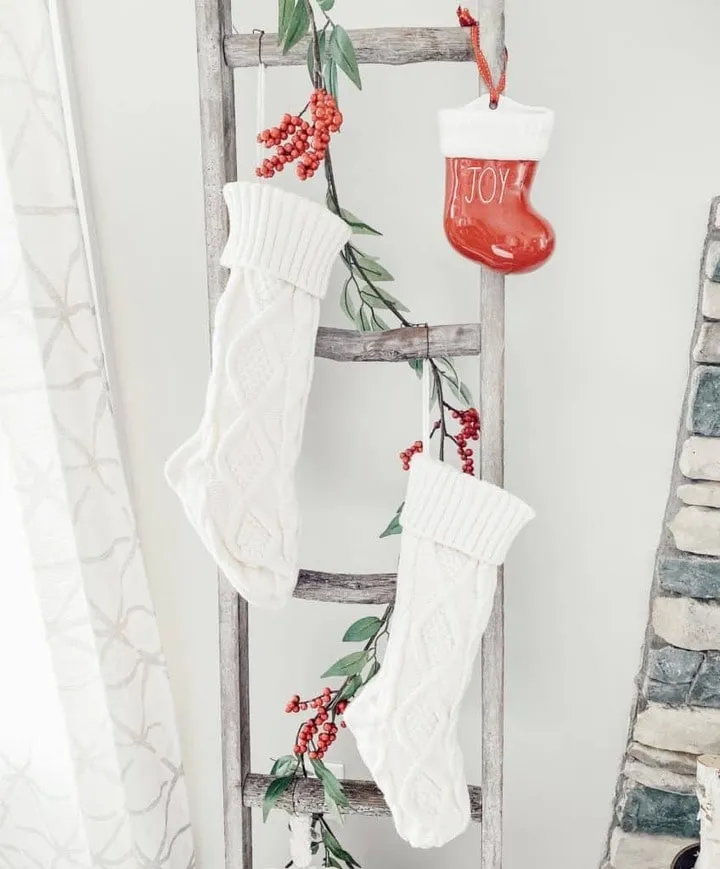 14+ Ways To Hang Stockings Without A Mantle In Christmas