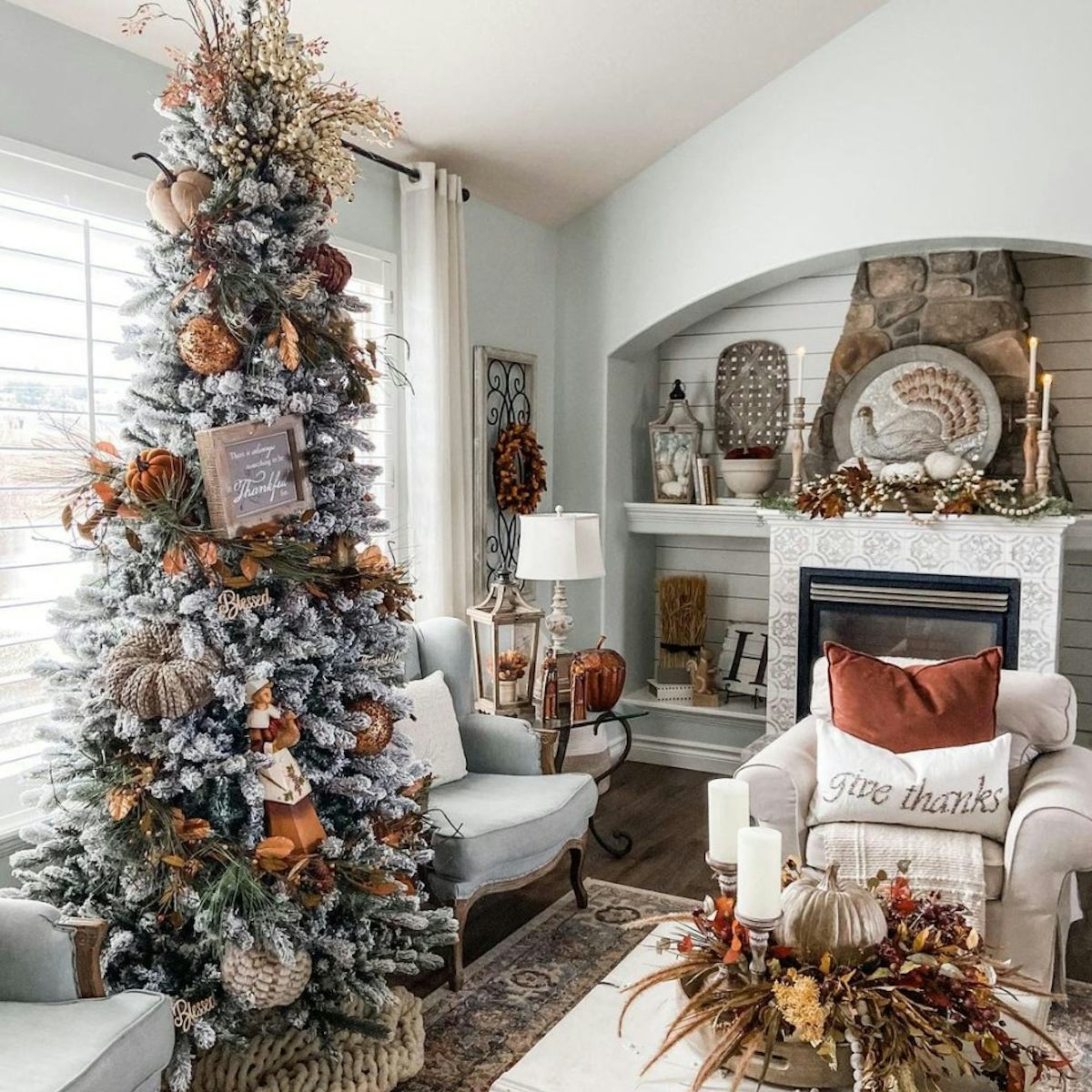 15 Thanksgiving Christmas Tree Ideas To Try At Home