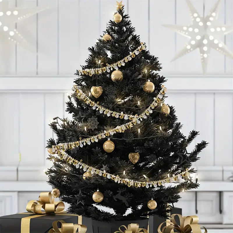 1pc 16ft christmas garland christmas tree golden bead - Temu Oman