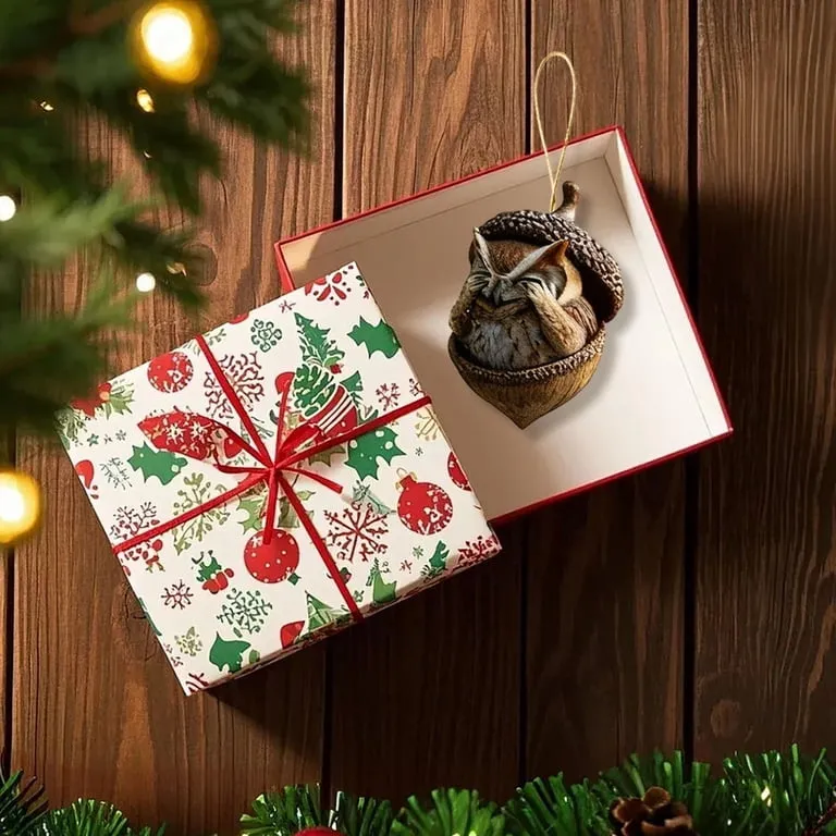 1Pcs Forest Animal Acorn Ornaments, 2D Flat Acrylic Christmas Tree Hanging  Decorations, Rustic Nature-Themed Woodland Pendant for Xmas Tree Home Party  Decor - Walmart.com