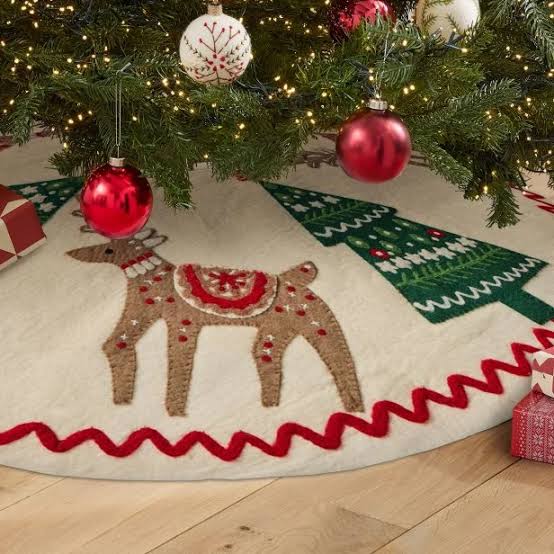 20 Beautiful Christmas Tree Skirts Under $100 | HGTV