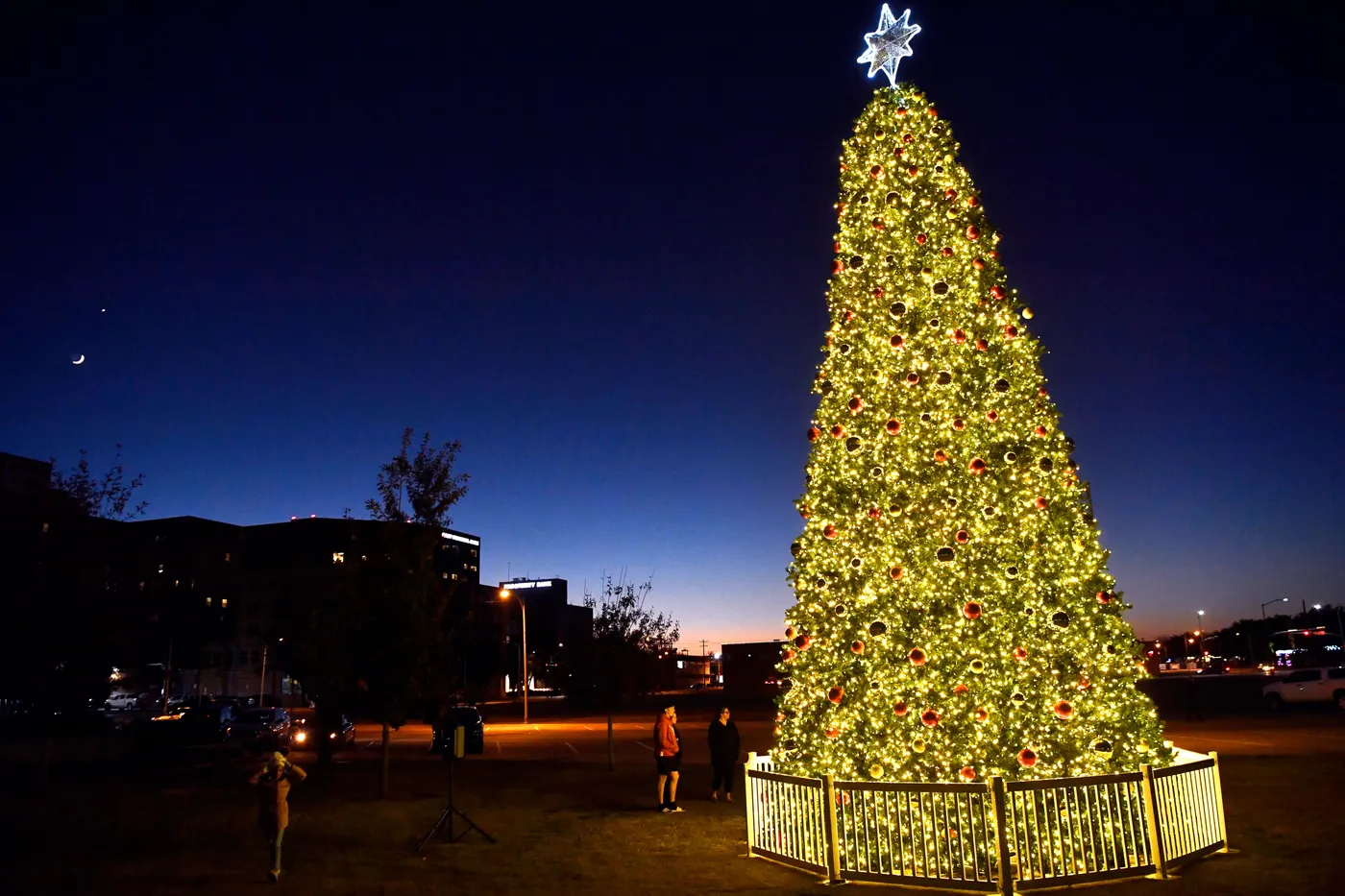 2021 Abilene Christmas tree at City Hall