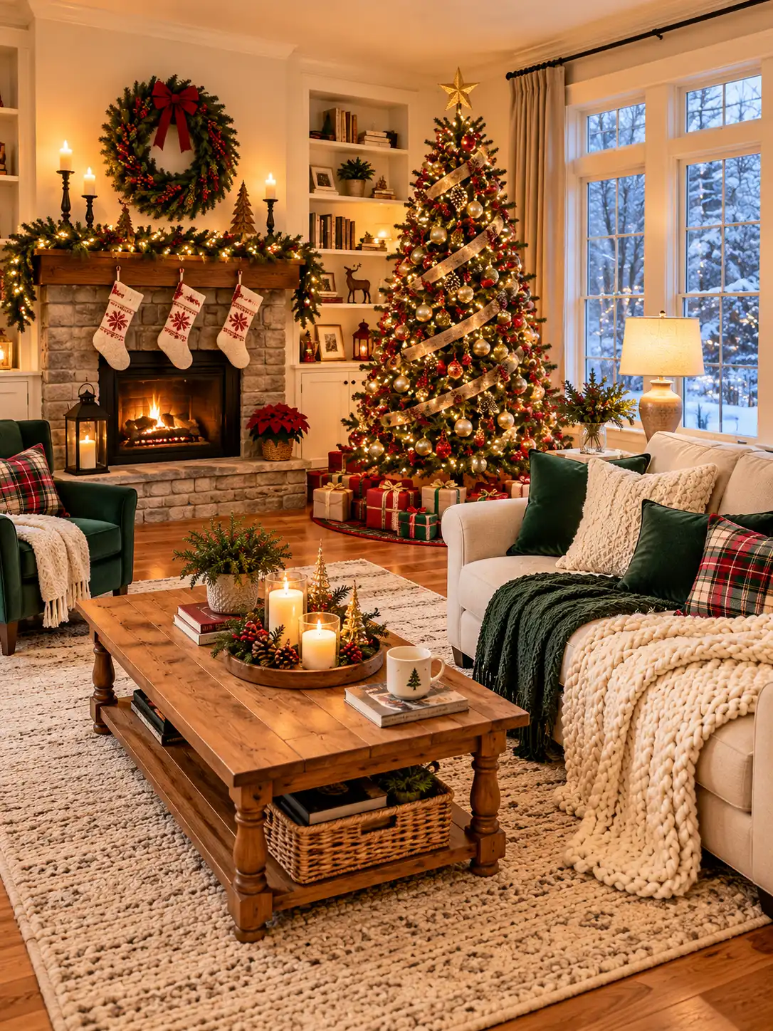 25 Christmas Living Room Decor Ideas to Make Your Home Feel Extra Cozy