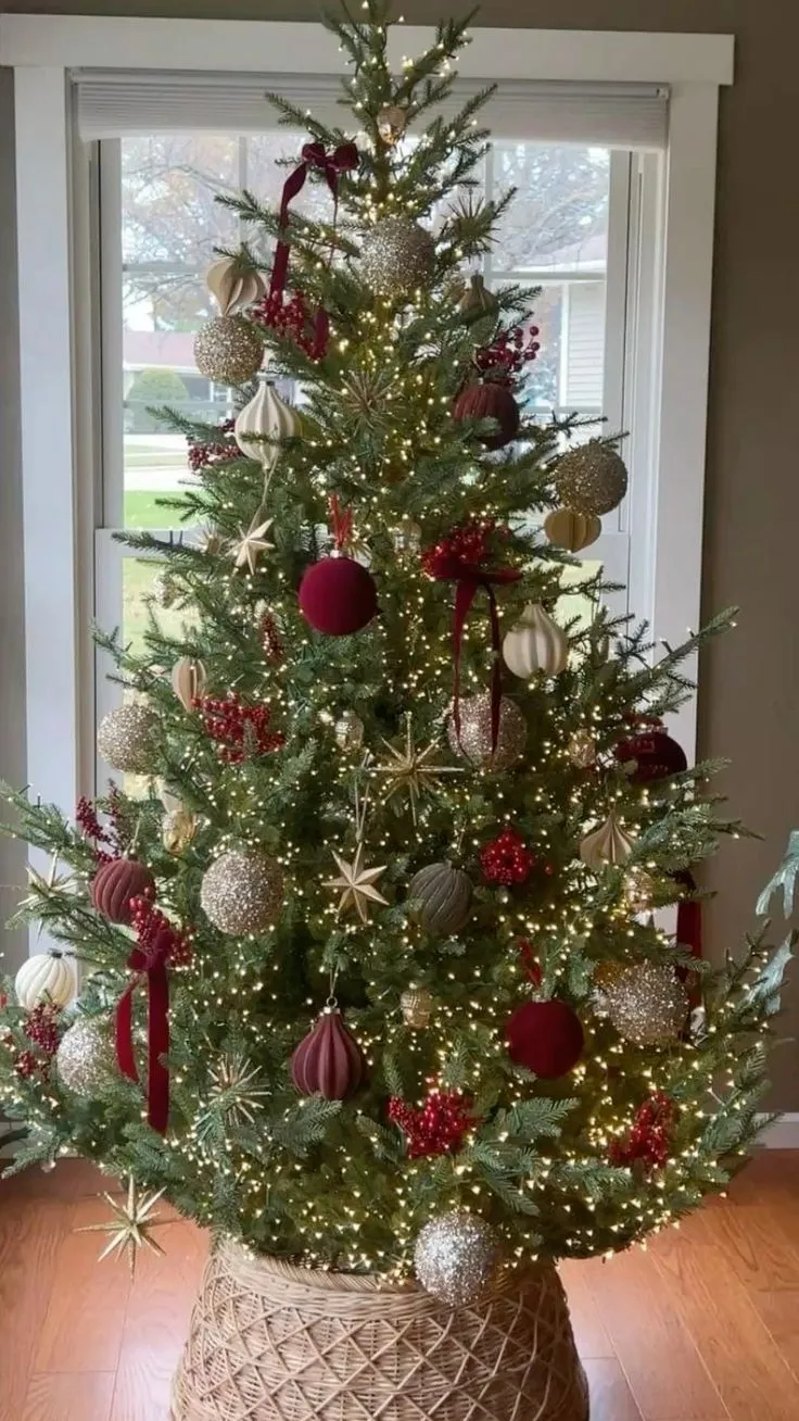 25 Christmas Tree Collar Ideas for 2025 - Nikki's Plate