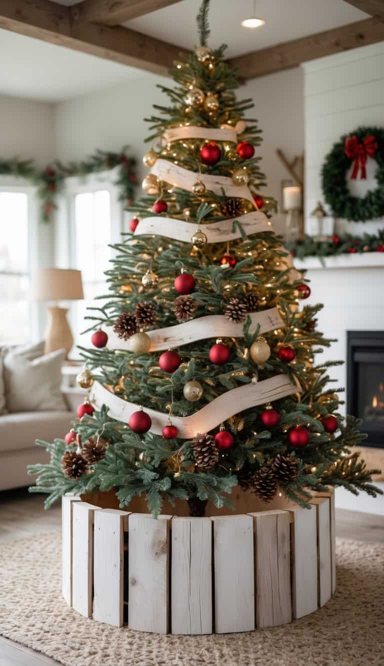 25 Christmas Tree Collar Ideas To Elevate Your Holiday Décor