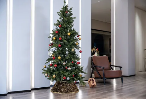 26' Gold Sequins Hexagonal Christmas Tree Collar | Christmas