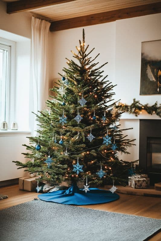 28 Blue Christmas Tree Decorations for a Unique, Magical Holiday