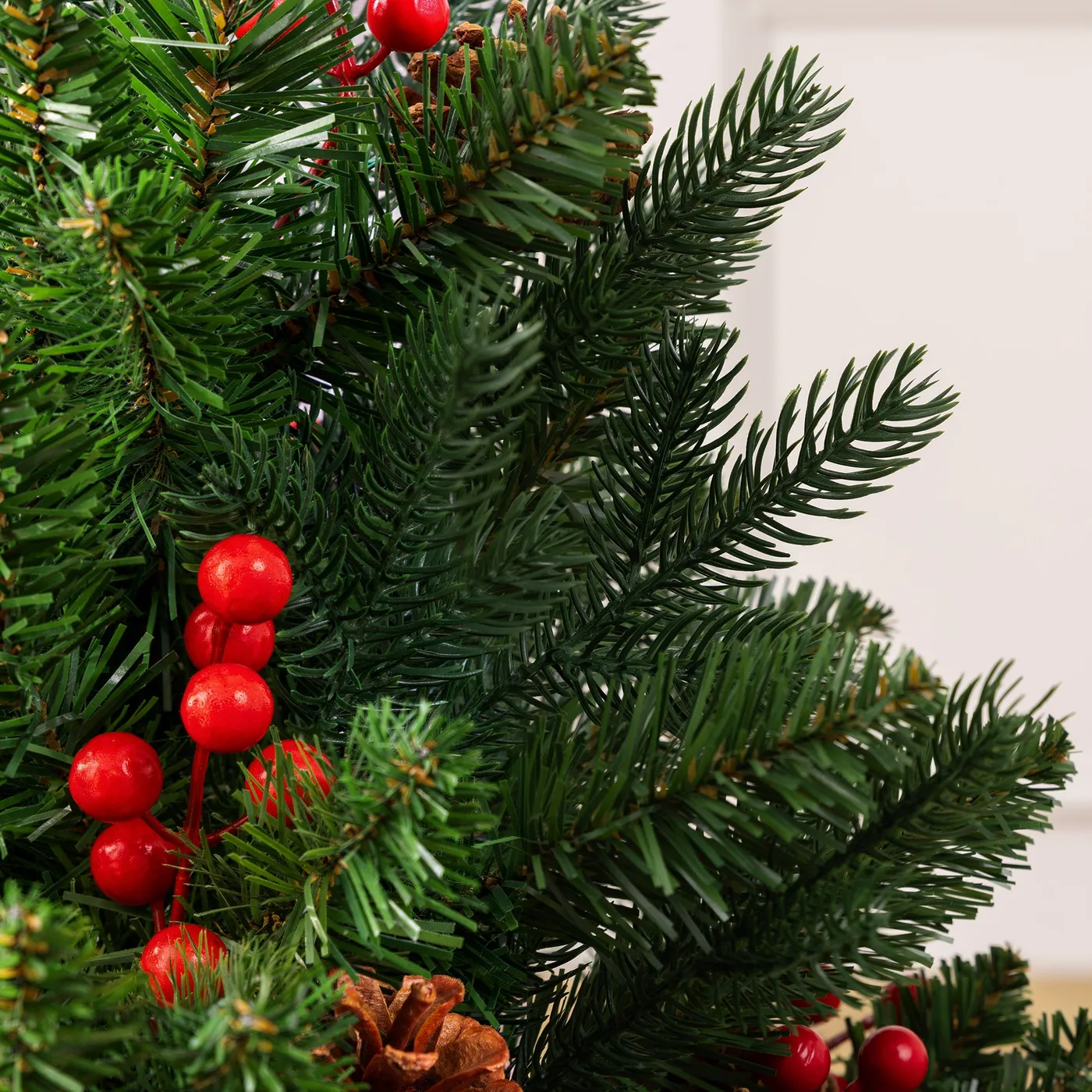 2ft Artificial Christmas Tree with Pine Cones & Berries | Christow