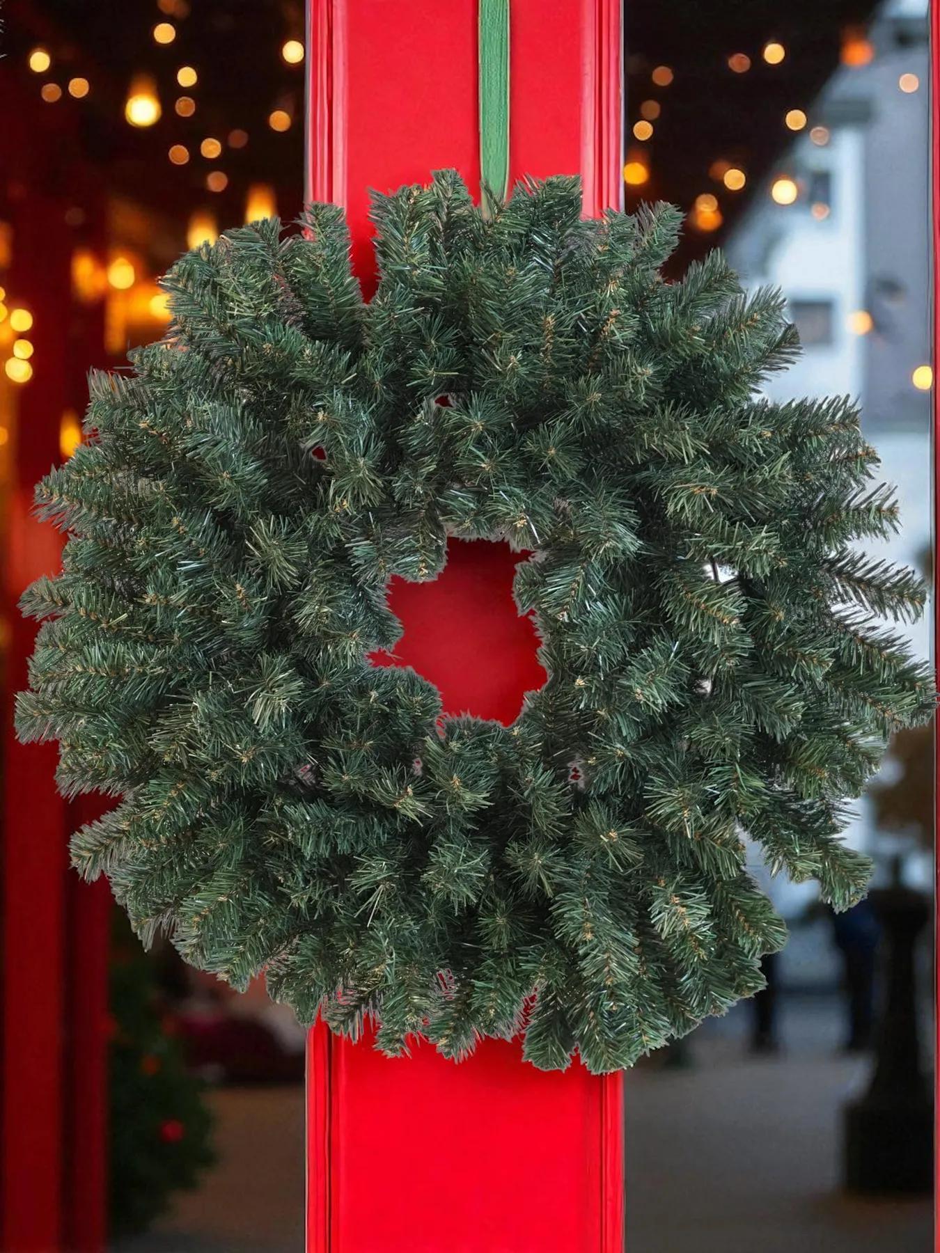30' Artificial Elk Mountain Pine Wreath - Schroth Wholesale Supply Co
