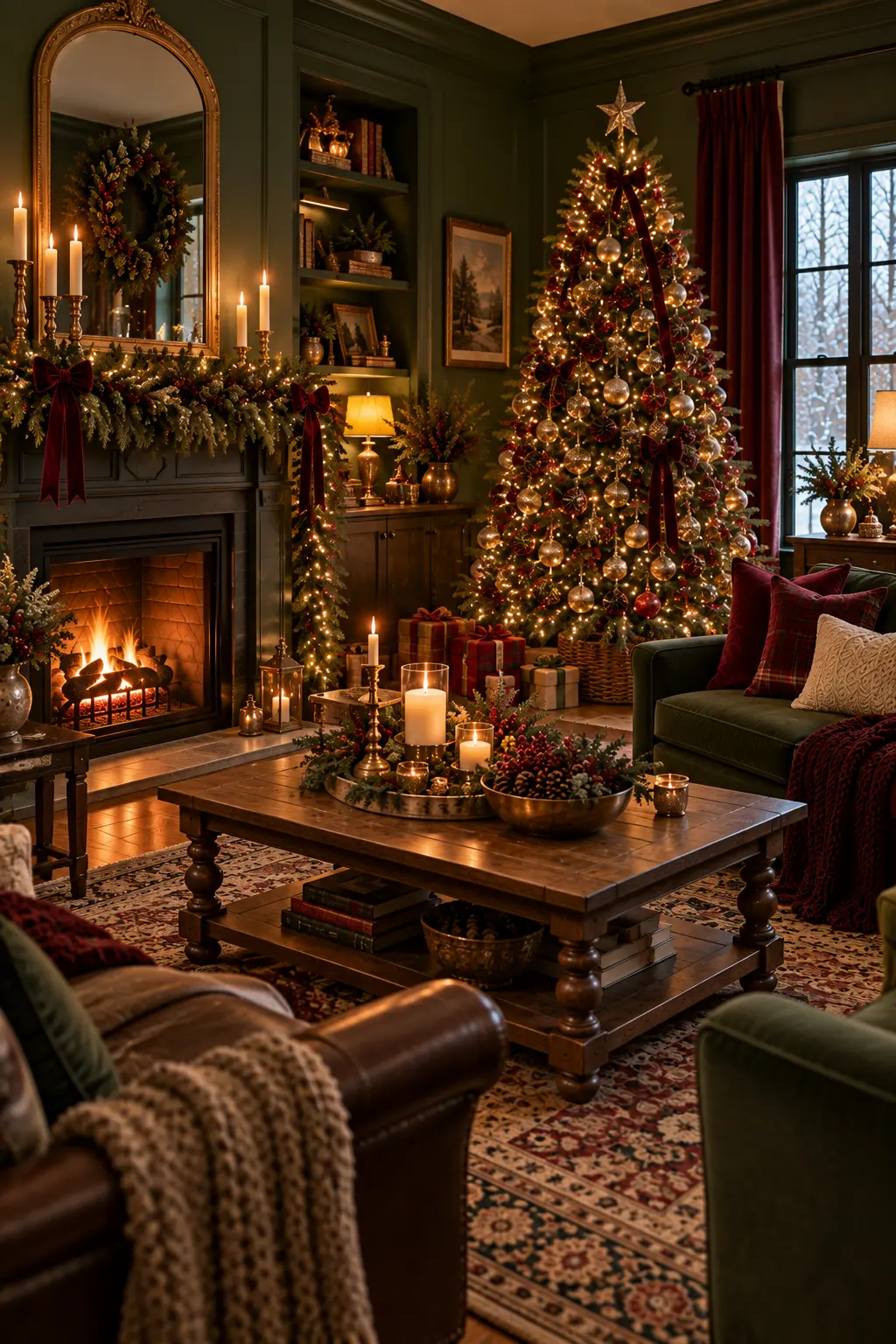 30 Christmas Living Room Decor Ideas for a Warm and Welcoming Holiday Home