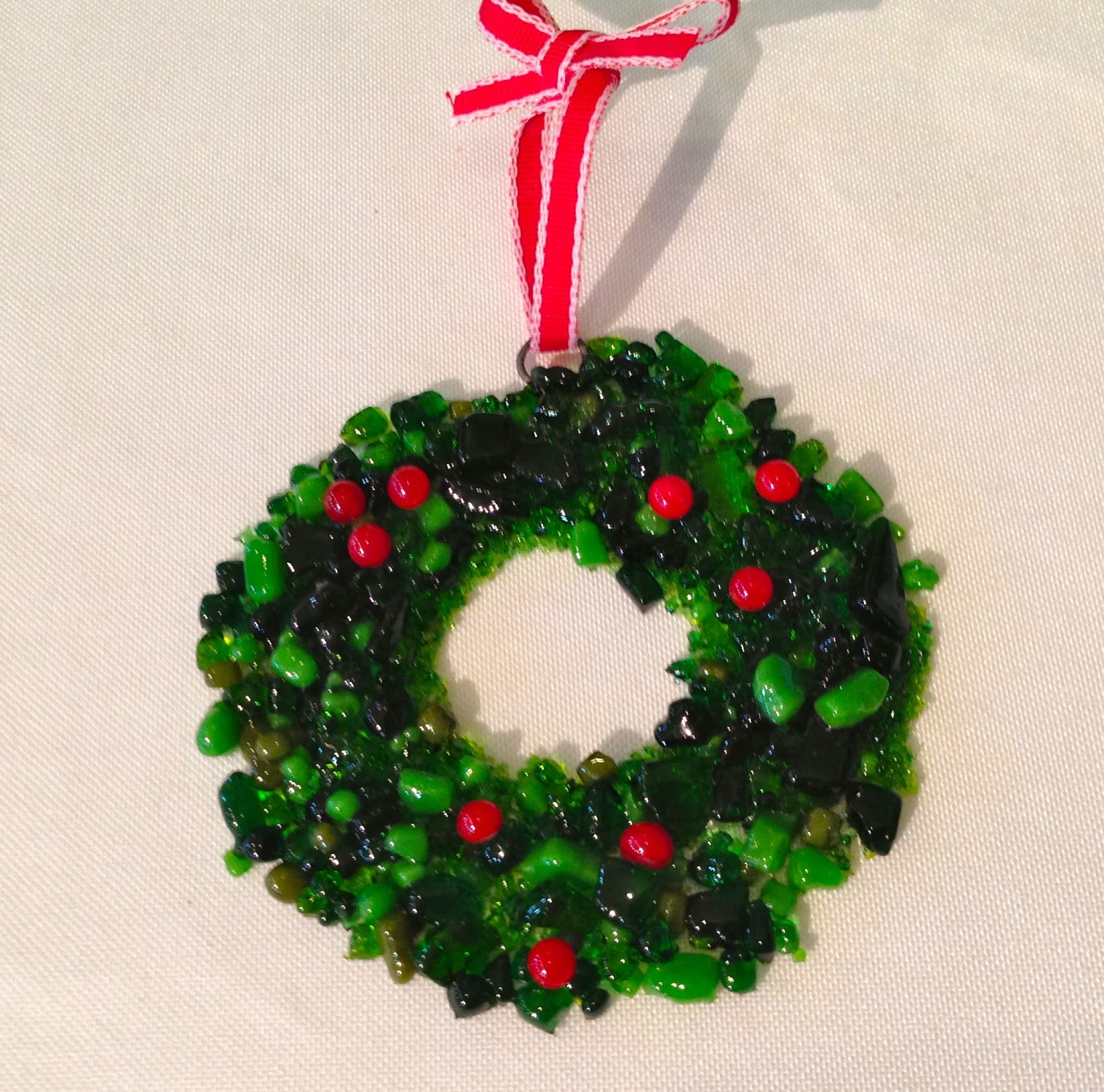 360 Fusion Glass Blog: Fused Glass Holiday Ornaments & Decorations