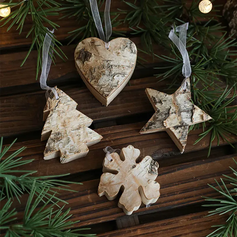5pcs Wooden Christmas Ornaments Wood Slice Ornaments DIY Christmas Ornaments Set DIY Craft Making and Christmas Tree Ornaments Local Supplier Refund Warranty - Lazada | Lazada Philippines