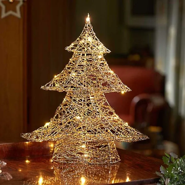6FT Artificial Silver Tinsel Christmas Tree – Pre-Lit With 300 LED Lights,  Holiday Xmas Decor