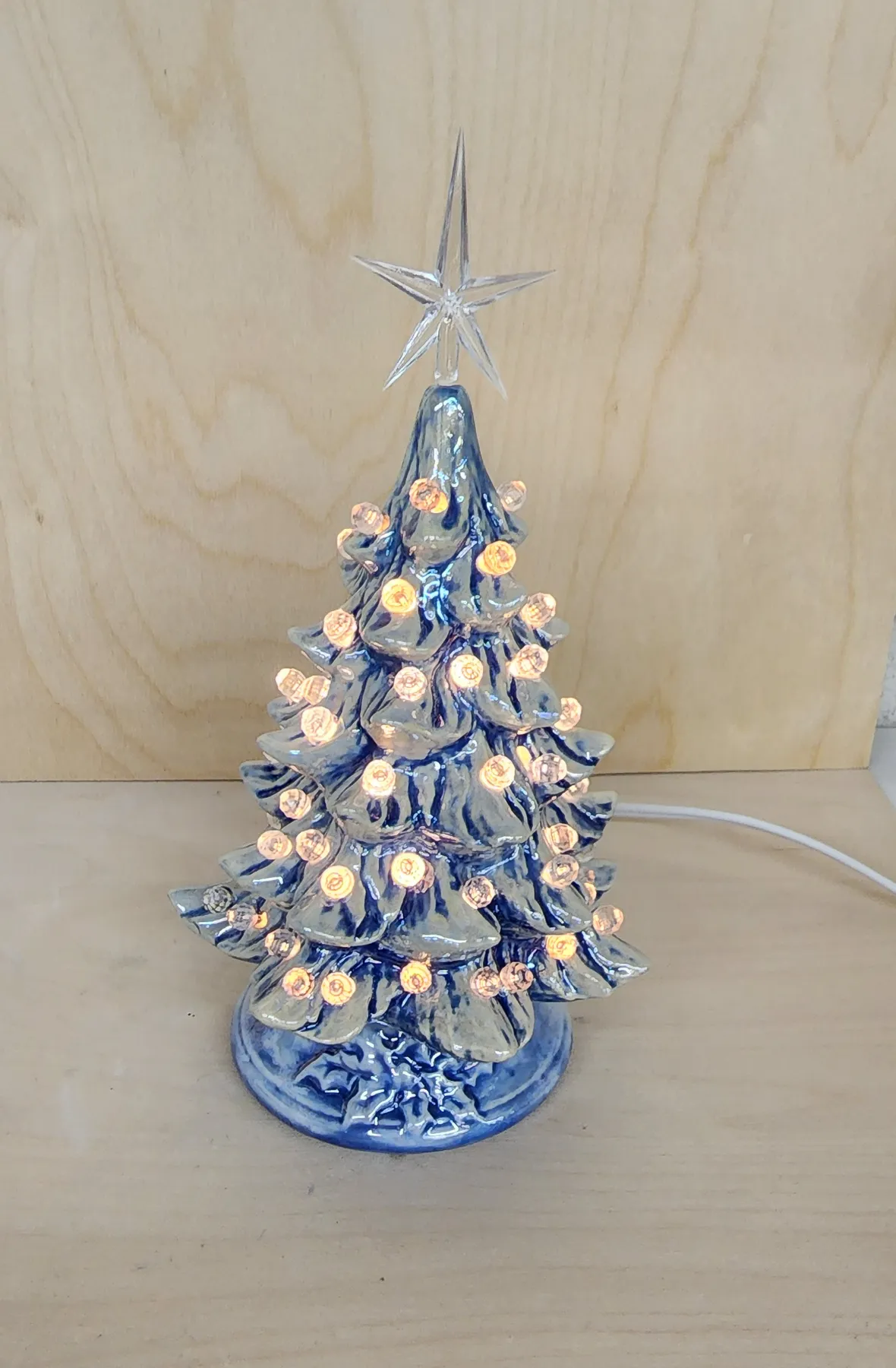 9' Lighted Ceramic Christmas 🎄 Tree | artsonfireplano