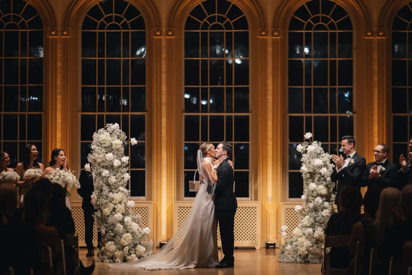 A Black-Tie New Year's Eve Wedding at the Peabody Essex Museum
