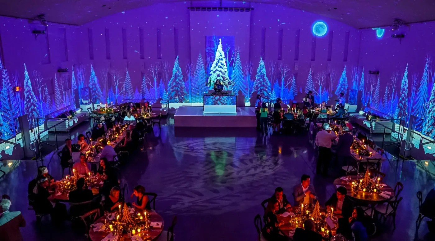 A FESTIVE AND WINTER THEMED HOLIDAY PARTY — The Temple House