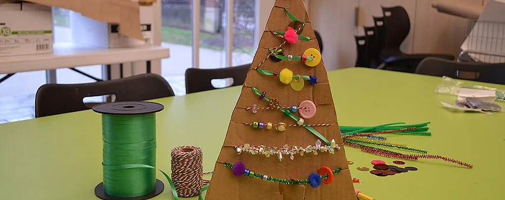 A Festive Recycled Tree | The Frick Pittsburgh