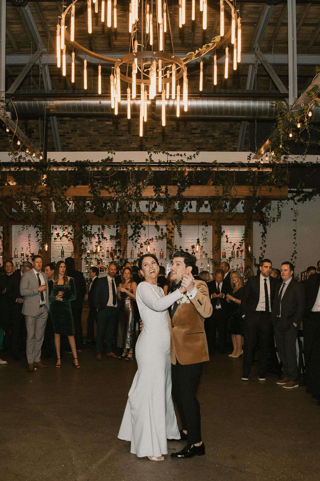 A Magical New Year's Eve Wedding at the Ivy House in Milwaukee