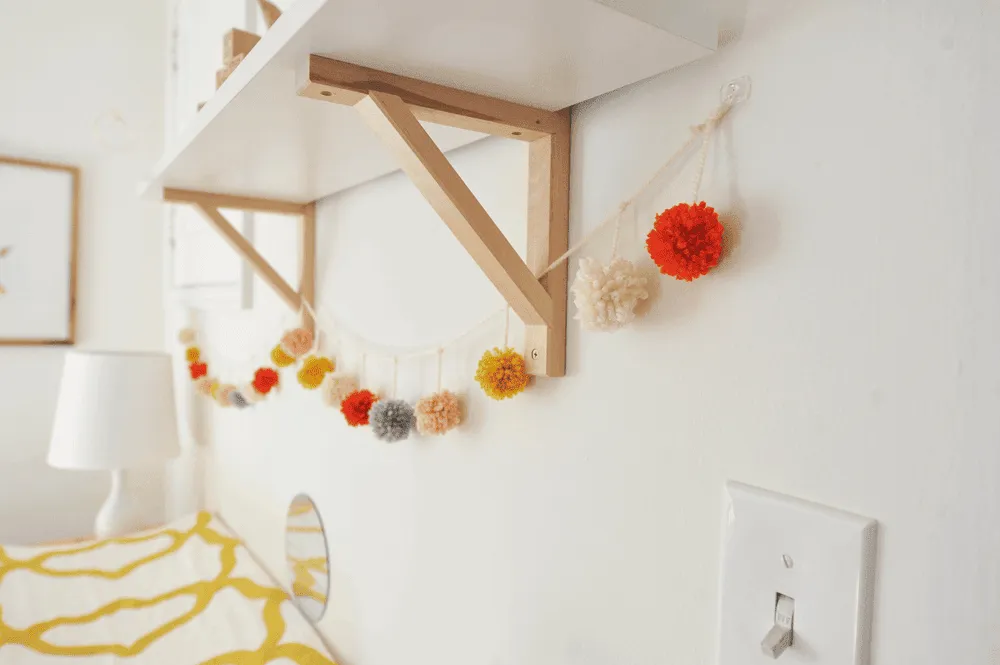 a new bloom - diy and craft projects, home interiors, style and recipes: Nursery Update: DIY Pom Pom Garland