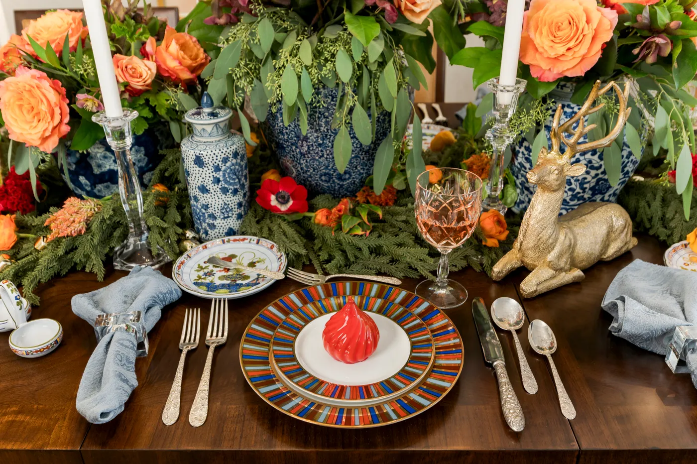 A Winter Tablescape by Mister Robert Fine Furniture
