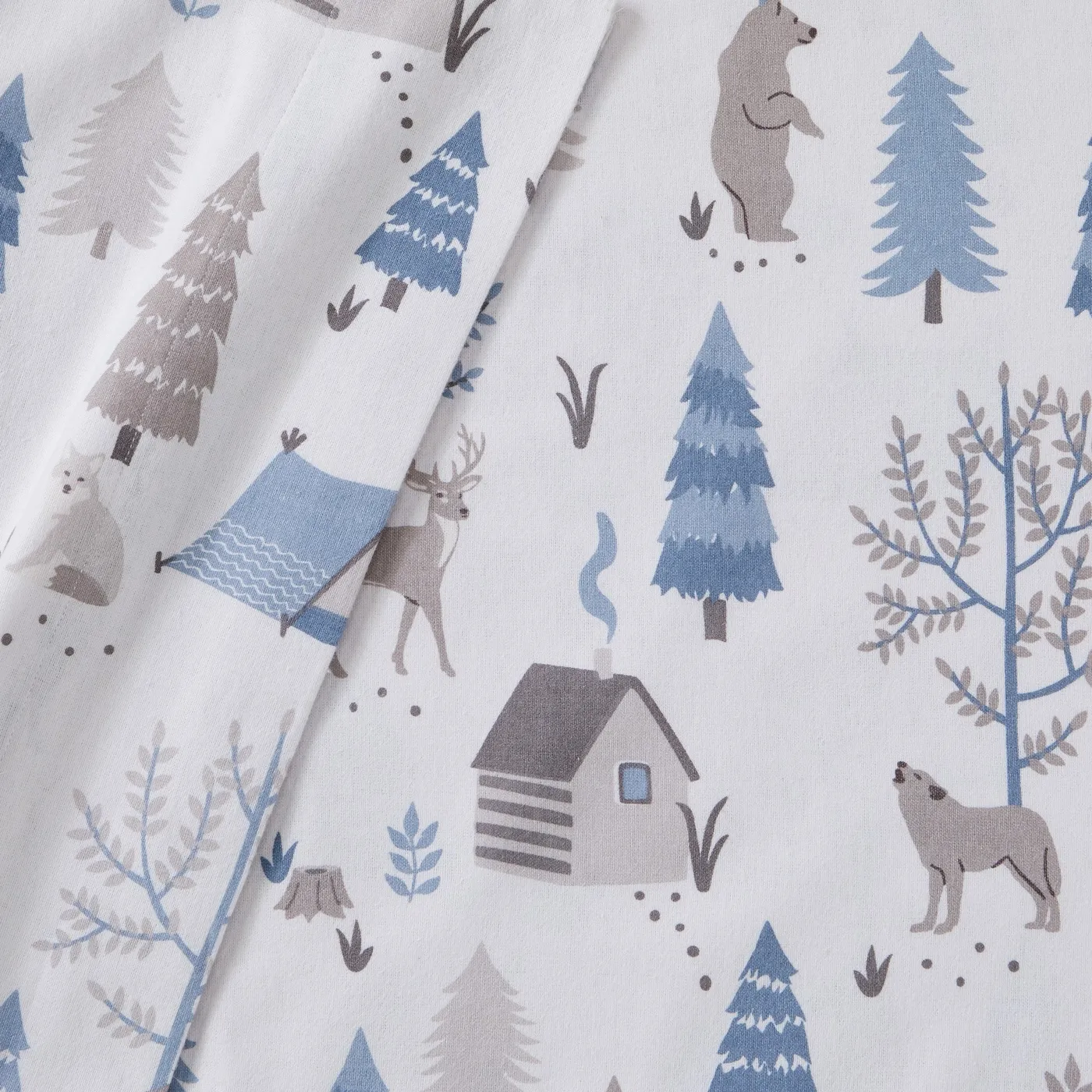 Alpine Collection Printed Flannel Sheet Set – Market and Place