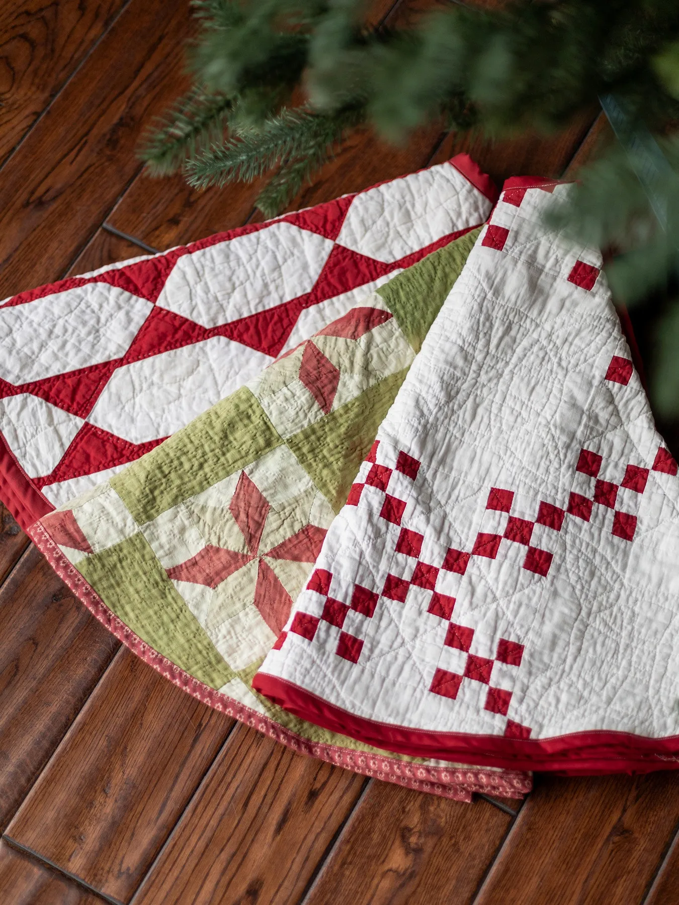 Antique Quilted Tree Skirts – Heirloom Art Co.