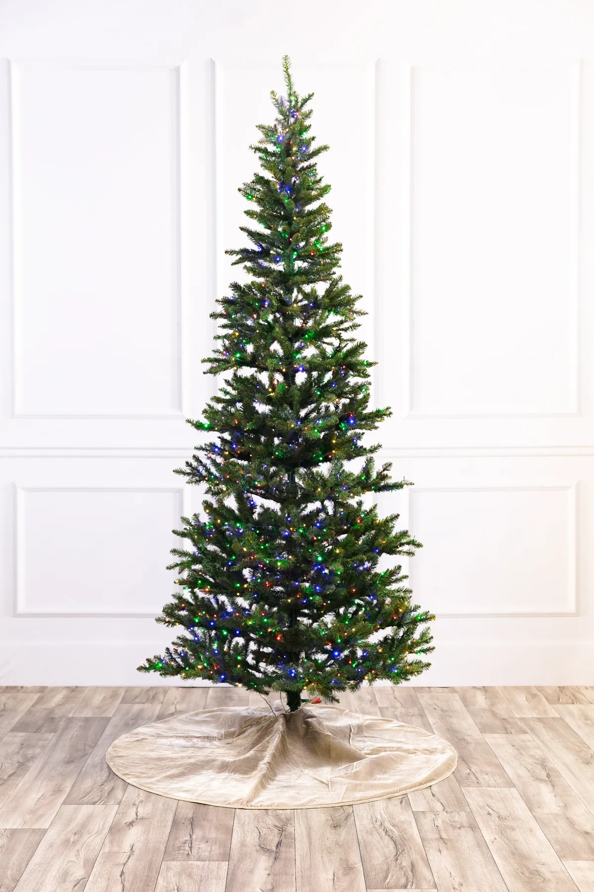 Aspen Slender Pine Color-Change Christmas Tree with 3mm LED – Modern Display